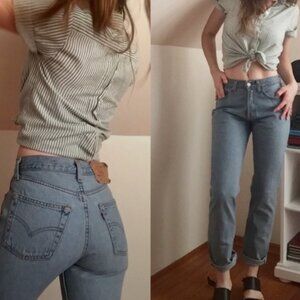Vintage Levi’s 501 Button Fly Tapered Jeans